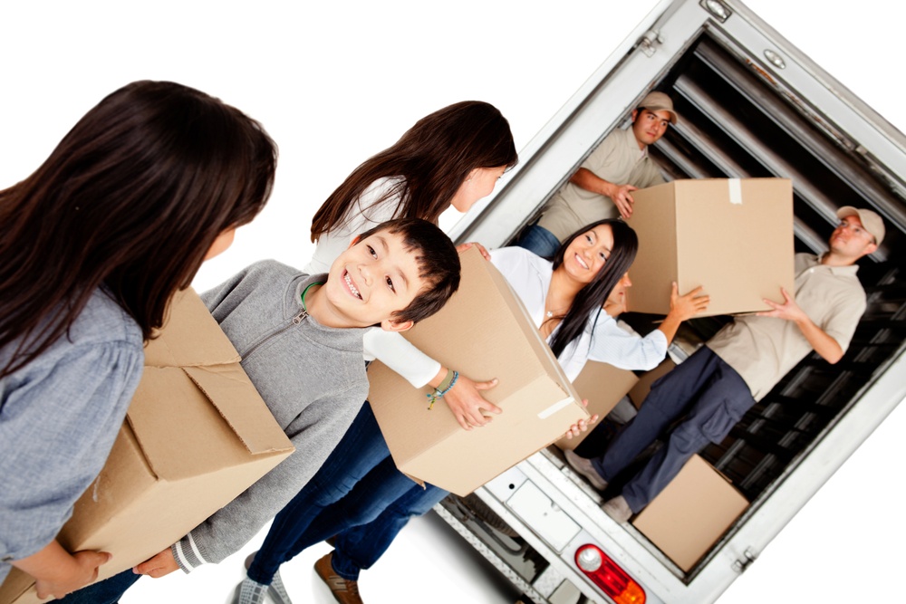 When our moving crew assists you with relocating your home.