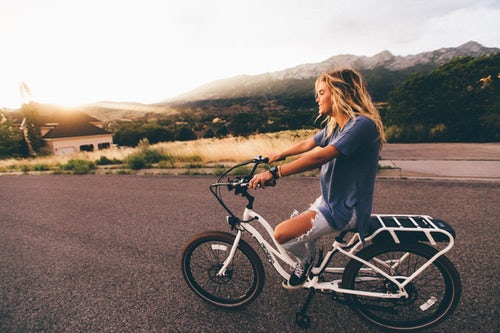 Biking in France