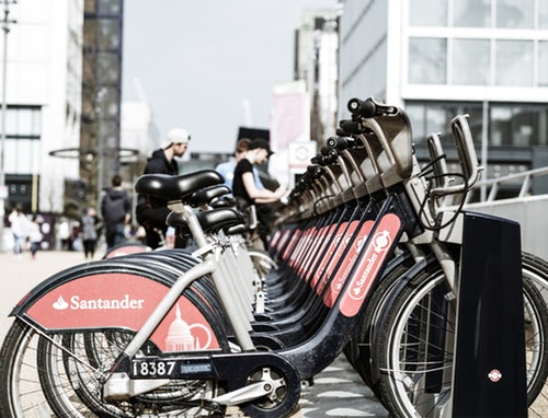 Cycling in London can be a means of keeping fit and a method of transportation aswell.